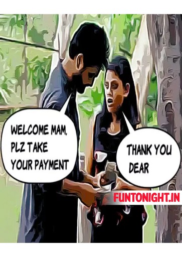 client giving money to Rohini escort girl